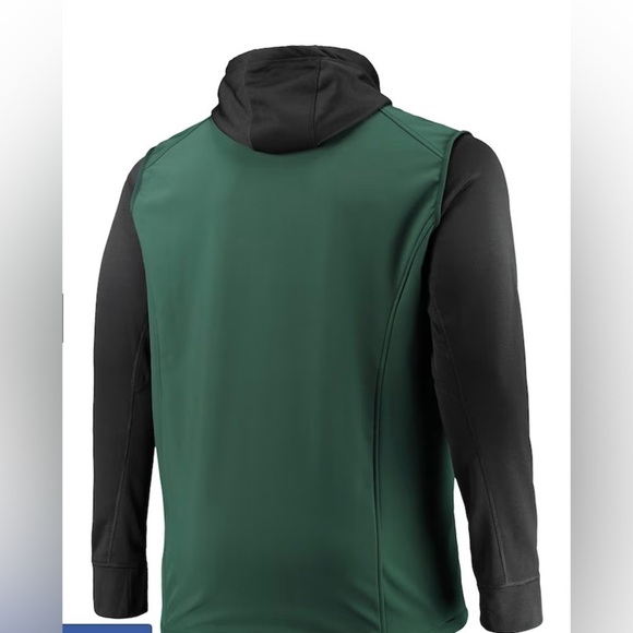 Green Bay Packers Dunbrooke Green Black Alpha Full Zip Hoodie Jacket Adult M - Picture 11 of 11